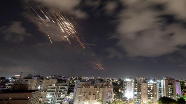 Israel's Iron Dome anti-missile system intercepts rockets fired by Iran. (Photo: Reuters)