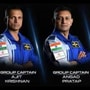 Official handout photo of four astronauts selected for ISRO's Gaganyaan mission. (Hindustan Times)