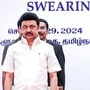 MK Stalin accused Governor RN Ravi, who presided the function, of “deliberately insulting” Tamil Nadu and the sentiments of the people of the southern state, and demanded that the Centre should immediately “recall” the governor. (AN) (HT_PRINT)