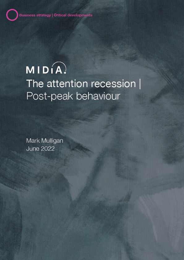 Cover image for The attention recession