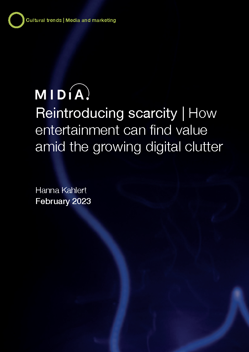 Cover image for Reintroducing scarcity