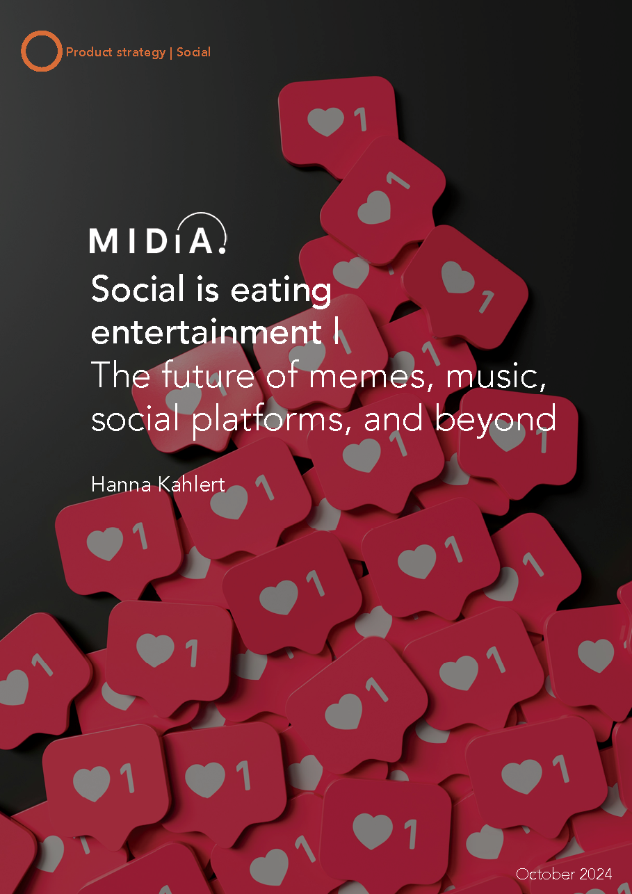 Cover image for Social is eating entertainment