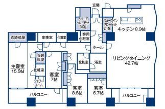 【間取り図】坪単価1300万円でも完売した「三田ガーデンヒルズ」　大量転売される「晴海フラッグ」との決定的な違い