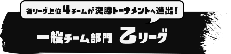 一般チーム部門 乙リーグ