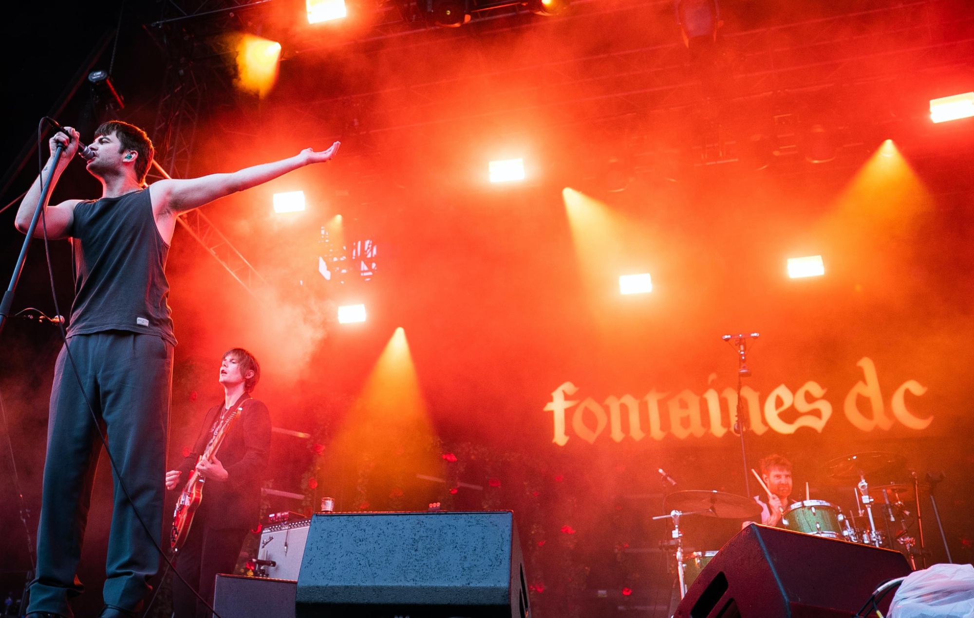 Fontaines D.C. performing live on stage