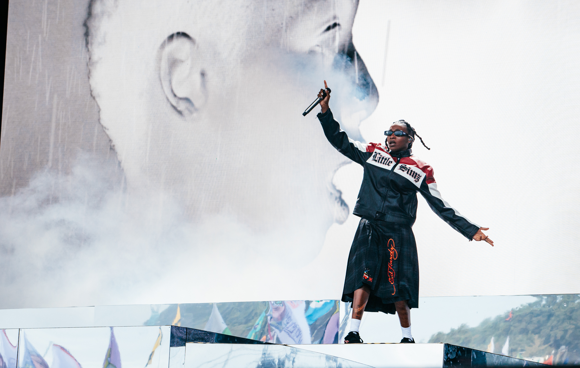 Little Simz live at Glastonbury 2024. Credit: Andy Ford for NME