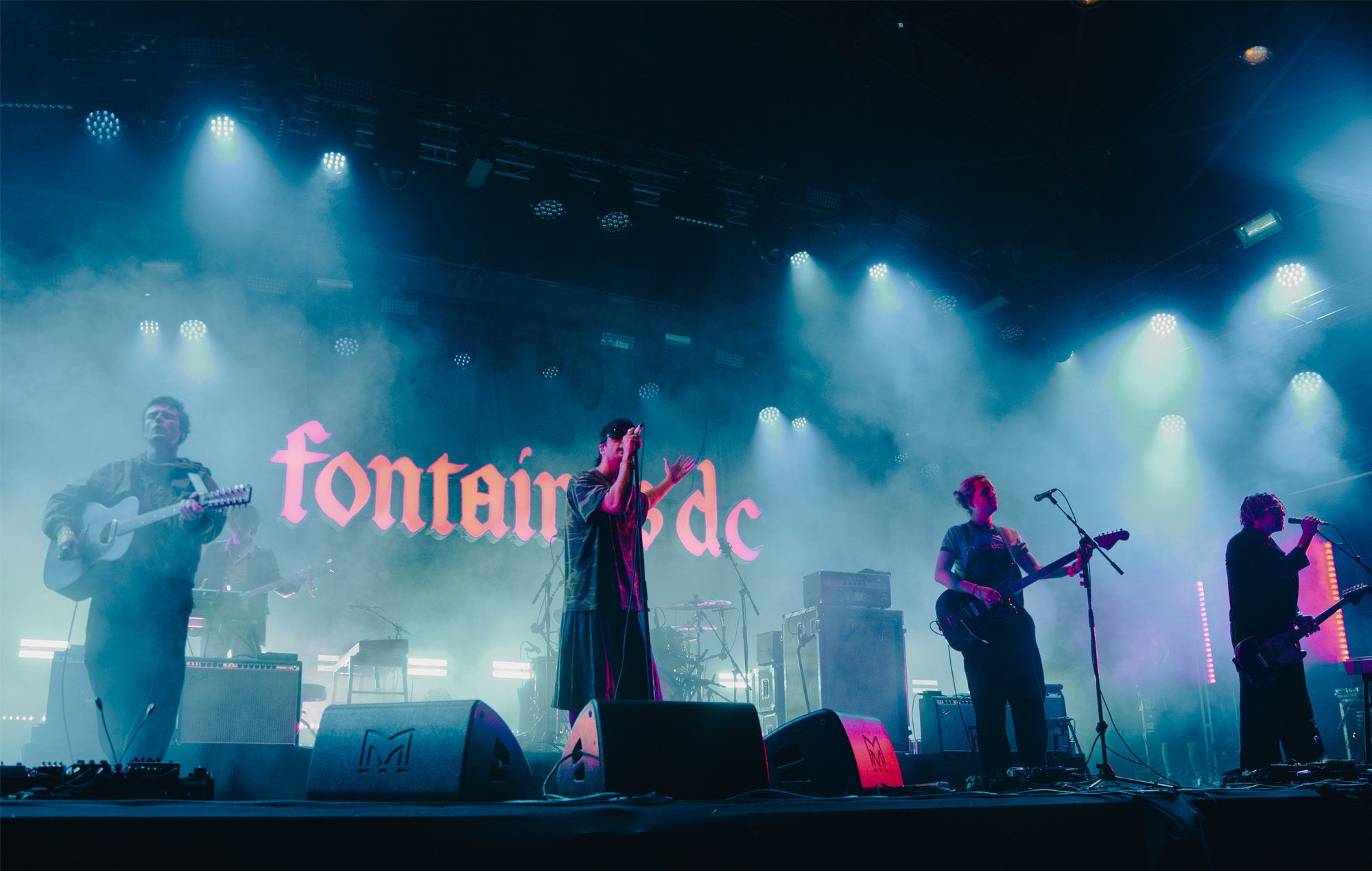 Fontaines DC perform at Glastonbury 2024