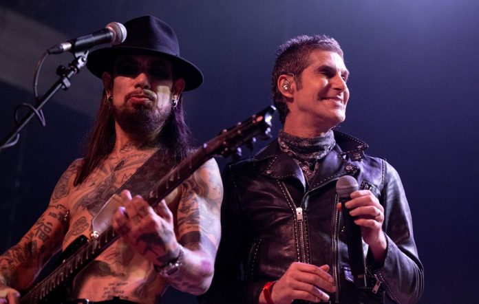 Dave Navarro and Perry Farrell of Jane's Addiction performs onstage during the Above Ground 3 concert benefiting Musicares at The Fonda Theatre on December 20, 2021 in Los Angeles, California. (Photo by Scott Dudelson/Getty Images)