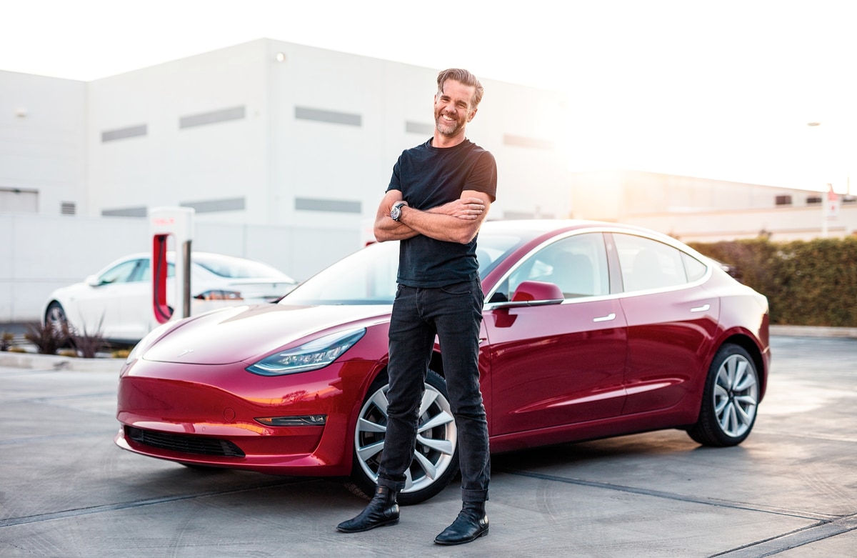 Tesla's chief designer, Franz von Holzhausen