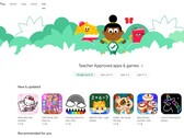 Kinderbereich in Google Play (Bildquelle: Eigene)