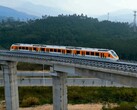 Die Maglev auf Rekordfahrt. (Bildquelle: CRRC) 