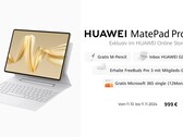 Das MatePad Pro 12.2 und das MatePad 12 X starten mit diversen Geschenken. (Bildquelle: Huawei)