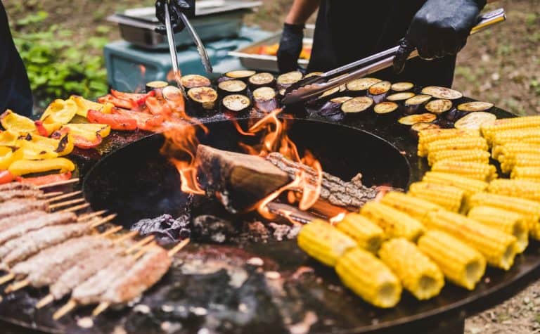 cooking-on-fire-pit-grill