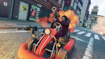 Yakuza 7 has a racing minigame that’s basically Mario Kart