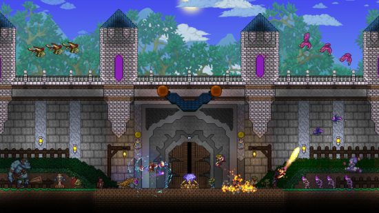 Best Terraria servers: Eternia has a large and impressive castle