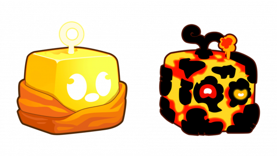 The Buddha and Magma Blox Fruits.