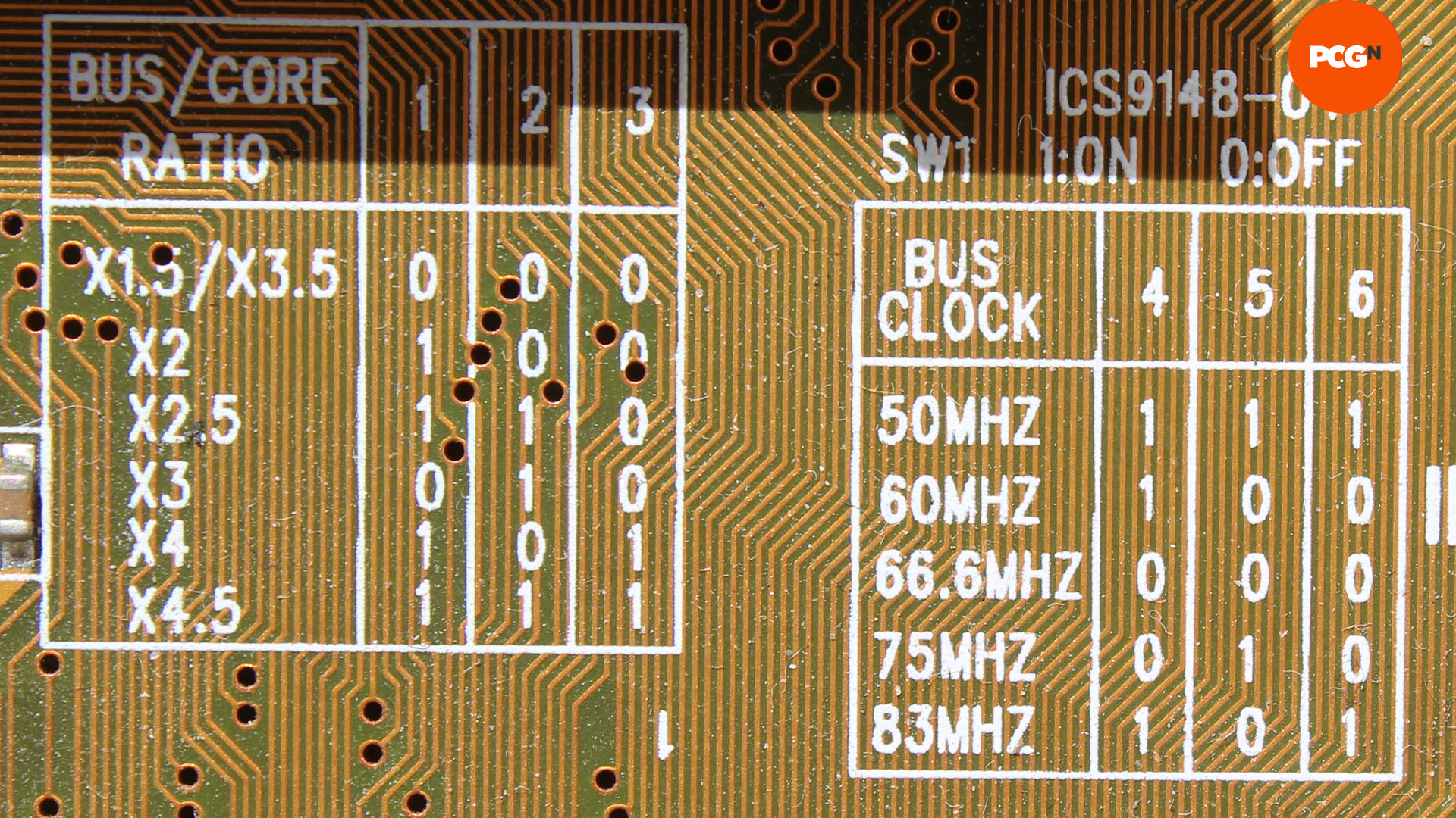 How to build a retro gaming PC: CPU multiplier and FSB table