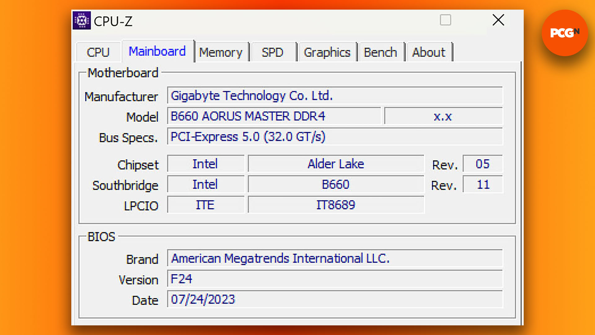 How to flash the BIOS on your PC motherboard: CPU-Z check