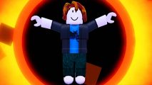 Aura Craft recipes: a Roblox man t-posing while showing an aura.