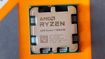 AMD Ryzen 7 7800X3D CPU on box