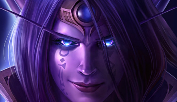 Best WoW addons: Xal'atath, the antagonist of WoW The War Within, smirks directly at the viewer.