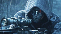 Underrated shooter Sniper Ghost Warrior Contracts free to keep on Epic: A shrouded sniper takes aim in a snowy area.