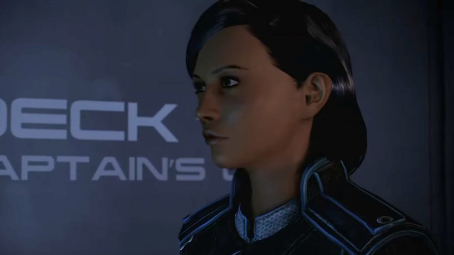 Samantha Traynor, one of the romantic options in Mass Effect