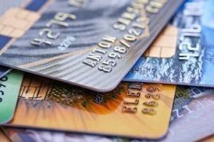 Image of a stack of credit cards