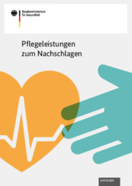 Titelbild der Publikation "Pflegeleistungen zum Nachschlagen"