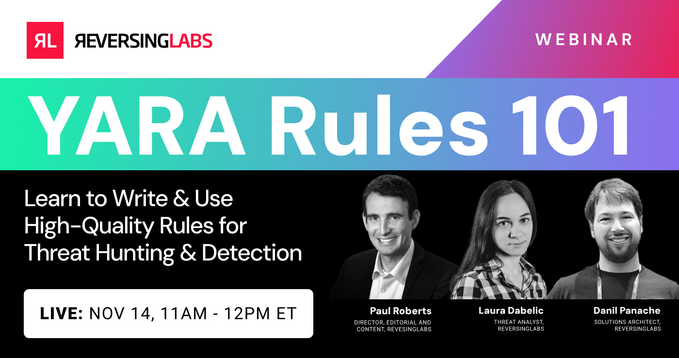 Webinar: YARA Rules 101