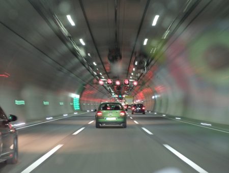 Kapsch MLFF tolling system in operation at the Ryfast tunnel system in Norway.