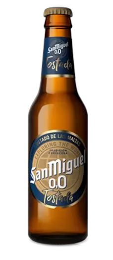 San Miguel 0,0 Tostada