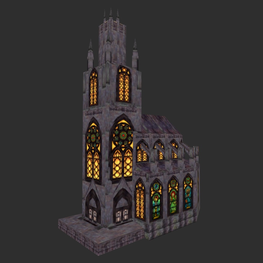 Cathedral of Zenithar, lit Windows