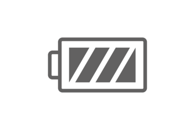 Icon of the full battery symbol.