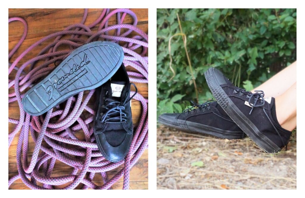 11 Recycled Shoe Brands Swapping New Materials For Old Images by Sustainable Jungle #recycledshoes #shoesmadeofrecycledplastic #recycledplasticshoes #recycledshoebrands #recycledmaterialshoes #shoesmadefromrecycledmaterials #sustainablejungle