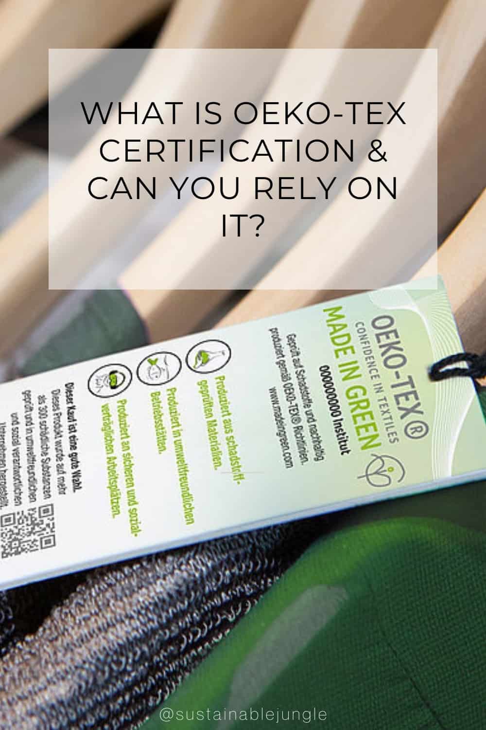 What Is OEKO-TEX Certification & Can You Rely On It? #whatisoekotex #whatisoekotexcertified? #whatisoekotexcertification #canyourelyonoekotex? #oekotexvsgots #isoekotexsustainable #isoekotextrustworthy? #sustainablejungle Image by OEKO-TEX