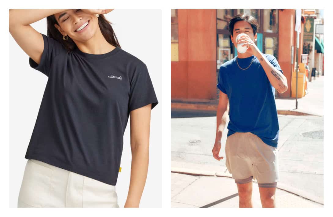 9 Sustainable T-Shirts That Are Tee-Rifficly Eco-Friendly Images by Allbirds #ecofriendlytshirts #sustainabletshirts #sustainabletees #ethicaltshirts #fairtradetshirts #ecofriendlytees #sustainablejungle