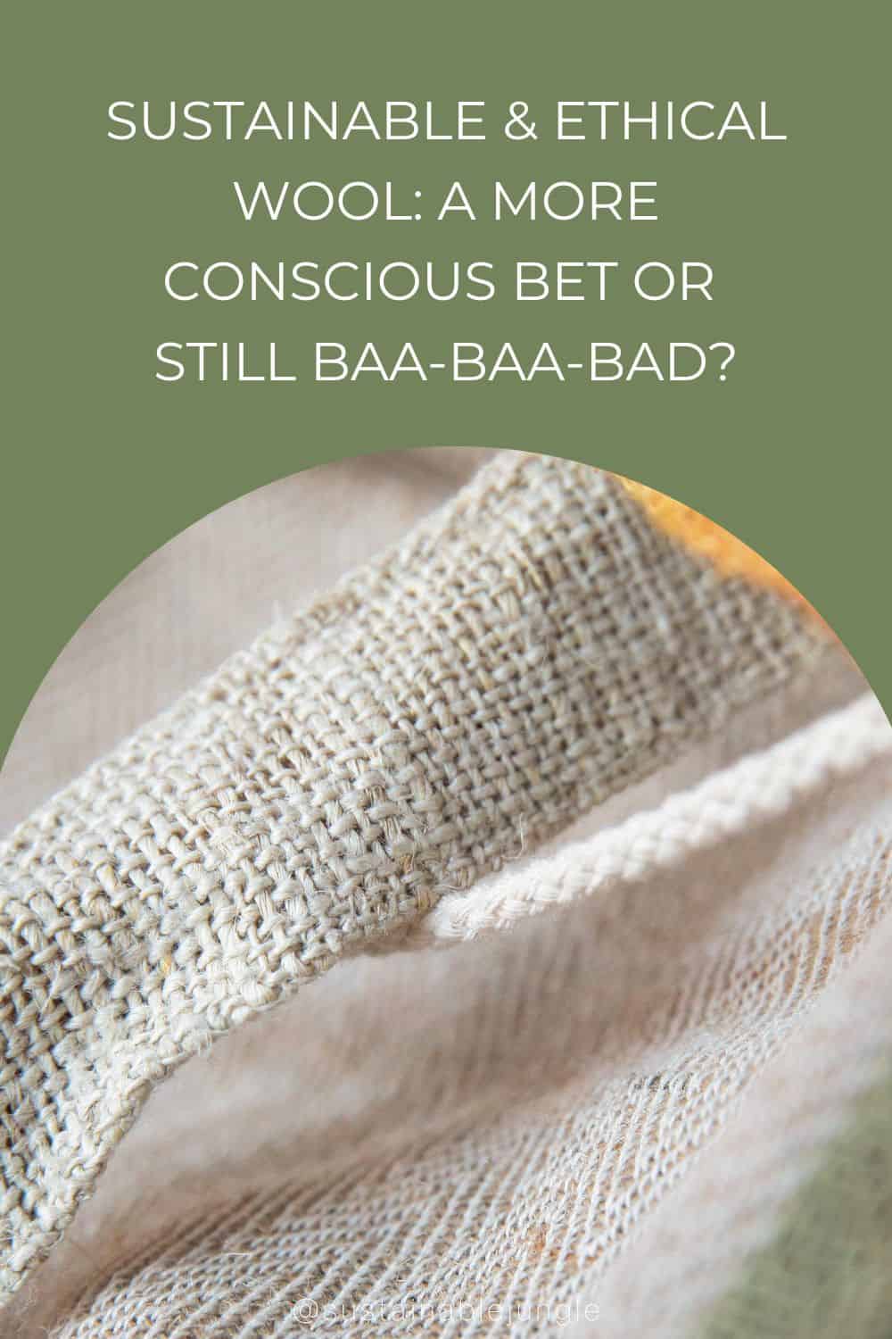 Sustainable & Ethical Wool: A More Conscious Bet Or Still Baa-Baa-Bad? Image by Rebecca Peter Photography #ethicalwool #ethicalmerinowool #iswoolethical #ethicallysourcedwool #crueltyfreewool #ethicalwoolclothing #sustainablejungle