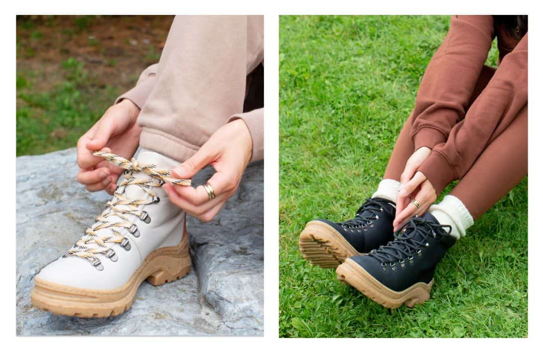 7 Sustainable Hiking Boots & Shoes: Reduce Your Carbon Footprint With Every Step Images by Thesus #sustainablehikingboots #sustainablehikingshoes #ecofriendlyhikingboots #ecofriendlyhikingshoes #sustainablewaterproofhikingboots #bestsustainablehikingboots #sustainablejungle