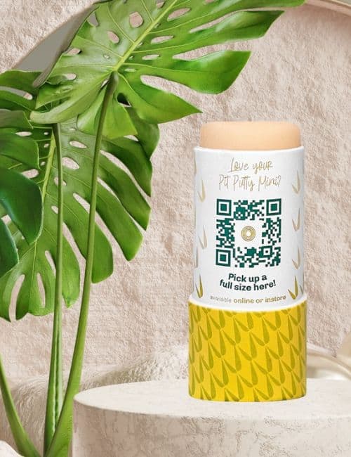 11 Eco-Friendly Deodorant Brands For Beating BO Sustainably Image by Pit Putty #ecofriendlydeodorant #sustainabledeodorant #sustainabledeodorantbrands #bestecofriendlydecoroant #ecofriendlydeodorantcontainers #naturalsustainabledeodorant #sustainablejungle