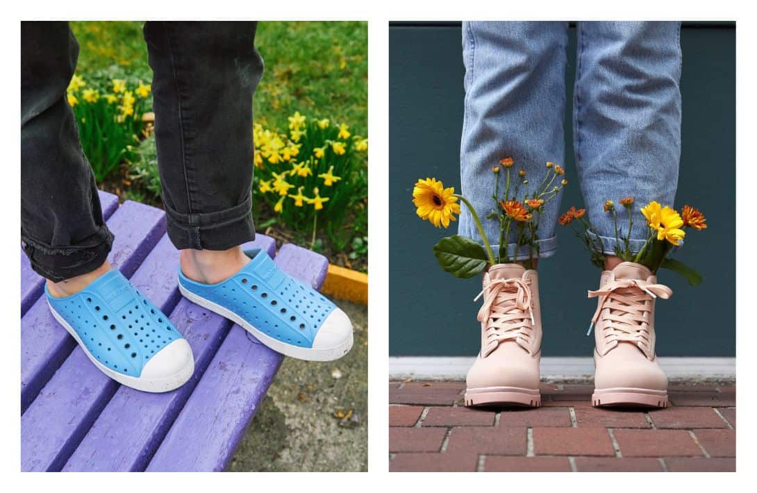 11 Recycled Shoe Brands Swapping New Materials For Old Images by Native Shoes #recycledshoes #shoesmadeofrecycledplastic #recycledplasticshoes #recycledshoebrands #recycledmaterialshoes #shoesmadefromrecycledmaterials #sustainablejungle