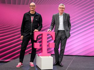 Deutsche Telekom CEO Tim Höttges (left) and CFO Christian Illek.