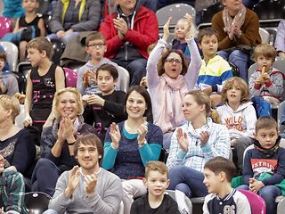 The parents and spectators weren't the only ones rooting for the teams ...