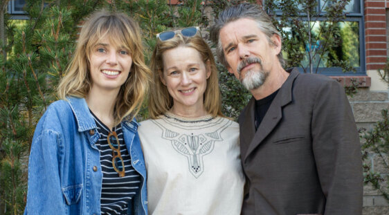 Maya Hawke, Laura Linney and Ethan Hawke