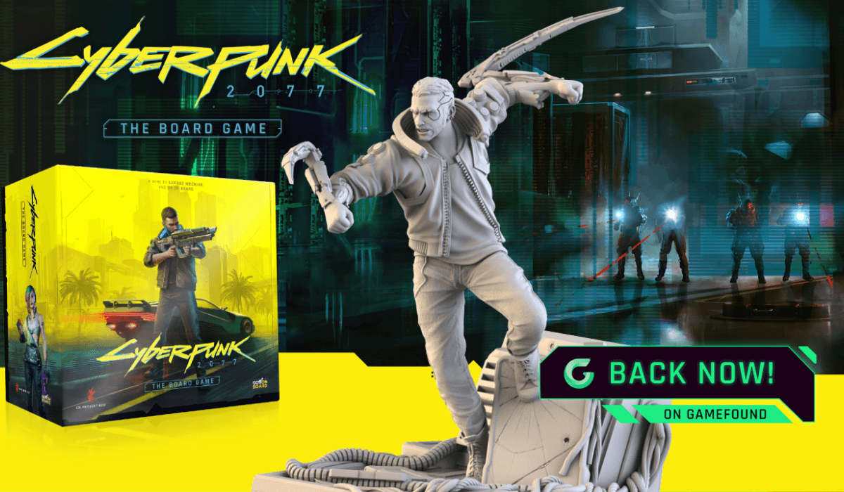 Cyberpunk 2077 The Board Game Crowdfunding Campaign is Live