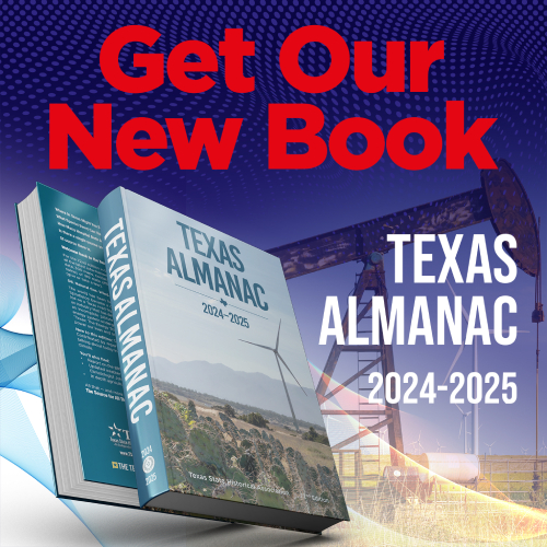 Promotion for our new book, Texas Almanac 2024-2025