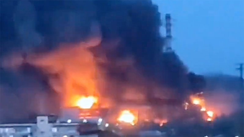 Kharkiv power plant destroyed