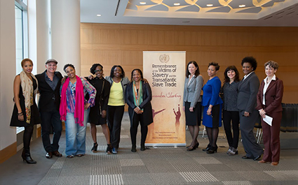 group photo at Fordham University