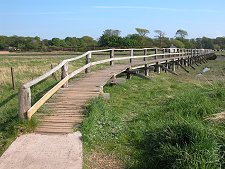 Access to Aberlady Bay from the Car Park