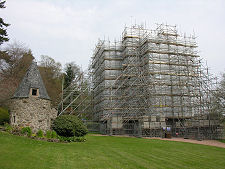 Covered in Scaffolding, May 2008